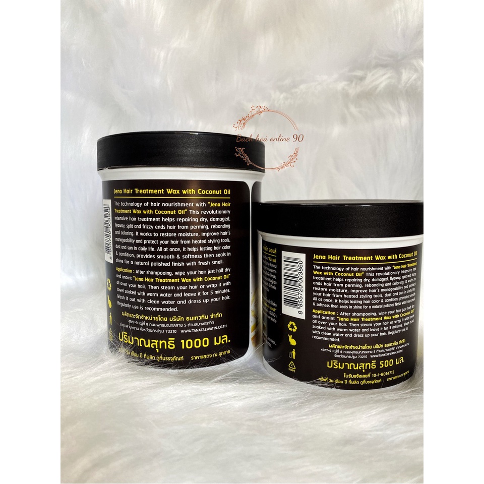 Kem ủ tóc tinh dầu dừa già Jenna Coconut Oil Thái Lan PHỤC HỒI HƯ TỔN