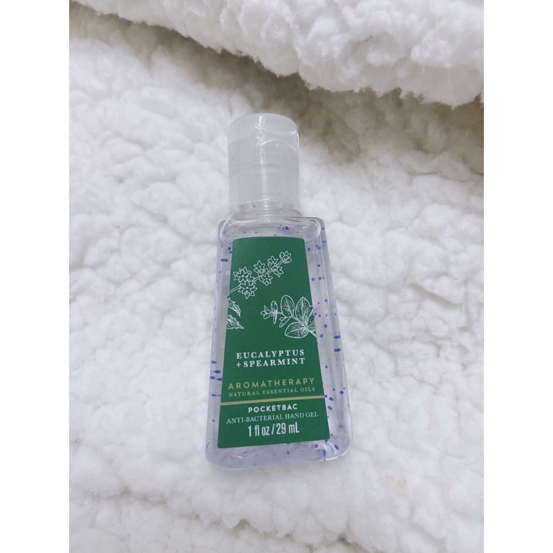 Nước Rửa Tay Khô Gel Rửa Tay Khô USA Bath & Body Works Aromatherapy Stress Relief Eucalyptus Spearmint 29ml | BigBuy360 - bigbuy360.vn