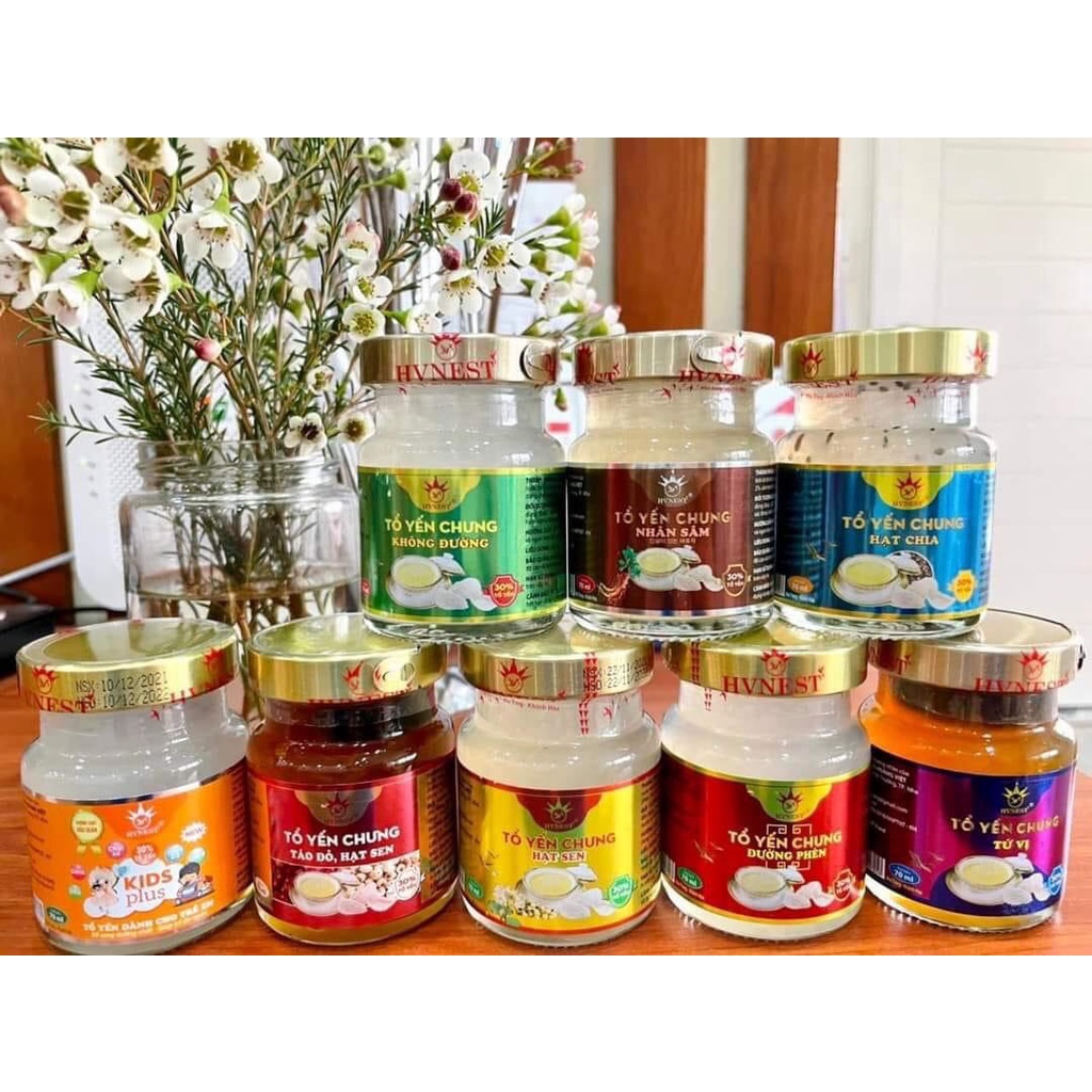 Yến Sào Khánh Hòa-Yến Hoàng Việt - 70ml không chất bảo quản - 30% yến tươ