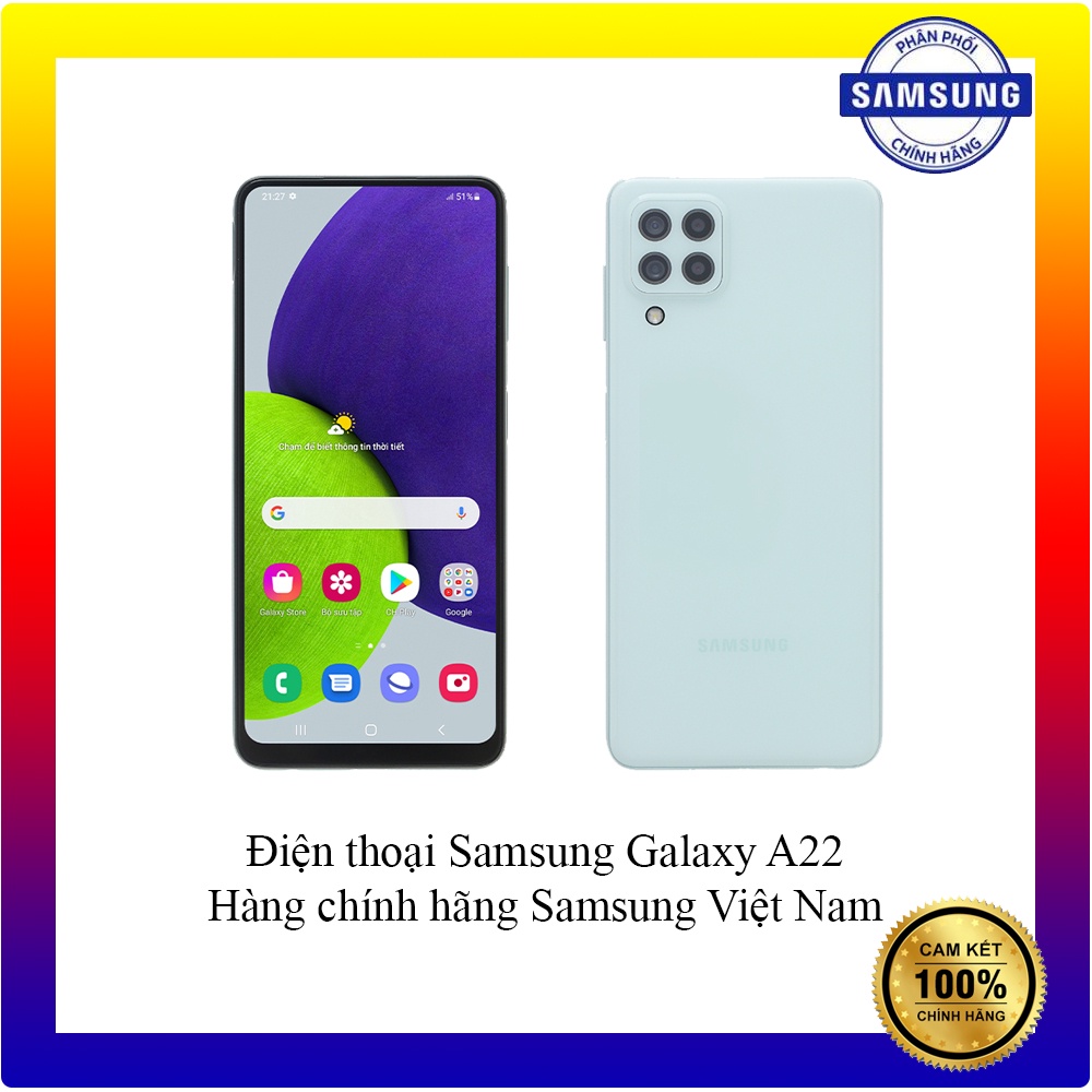 Điện thoại Samsung Galaxy A22 Chính hãng Samsung Việt Nam