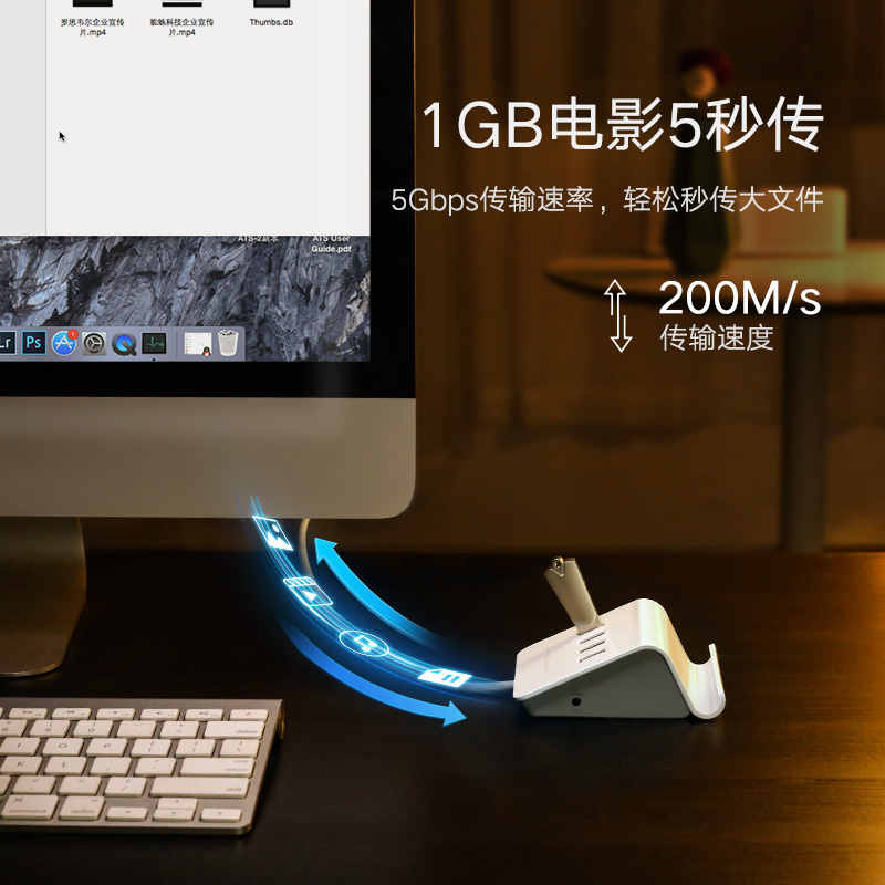 Đầu nối usb Dây màu xanh lá cây một kéo bốn ổ cắm máy tính 2.0/3.0 đa giao diện hub với đầu nối mở rộng nguồn cung cấp đ