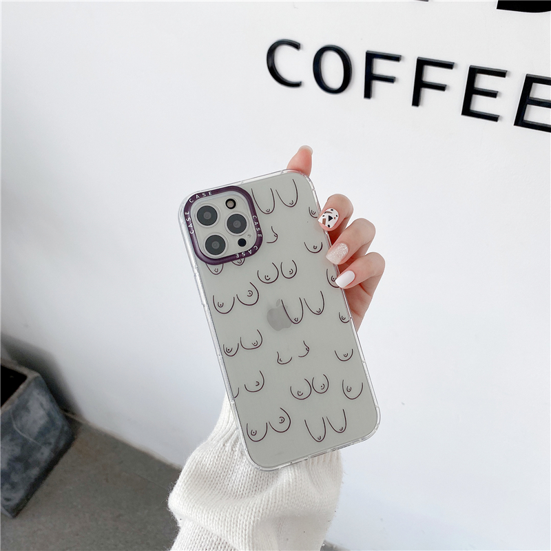 ins Nordic style art illustration for Xiaomi mi POCOM3 10T 11 Redmi 9T note9 4g note10 4G all-inclusive silicone shockproof transparent soft shell protective cover