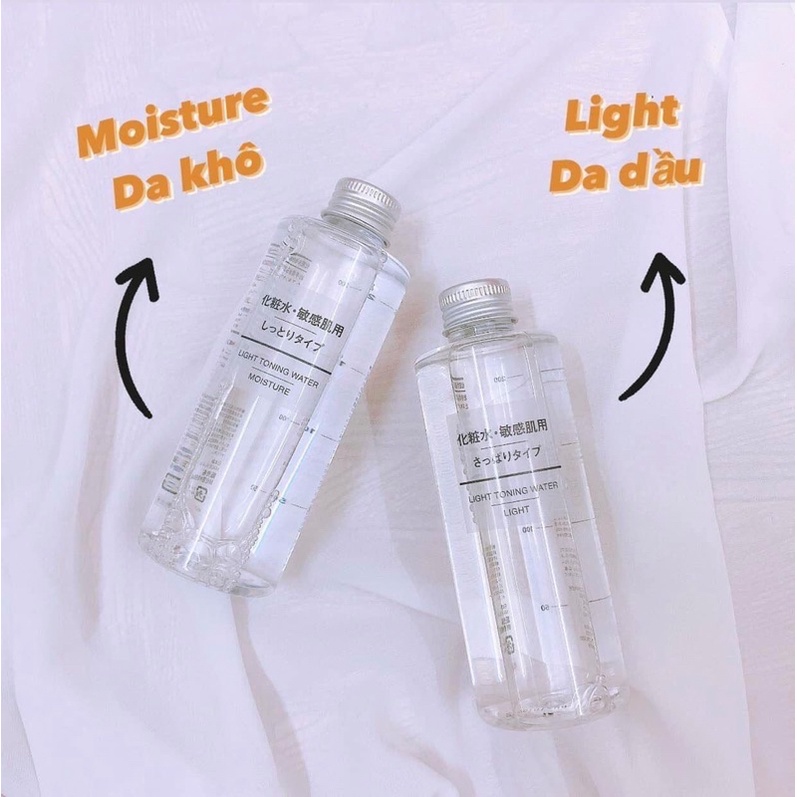 [Hàng _Nhật]    Nước hoa hồng Toner MUJI cân bằng da Muji Light Toning Water 200ml [Hàng-Chuẩn-Auth] [Mô-Mô-Shop]