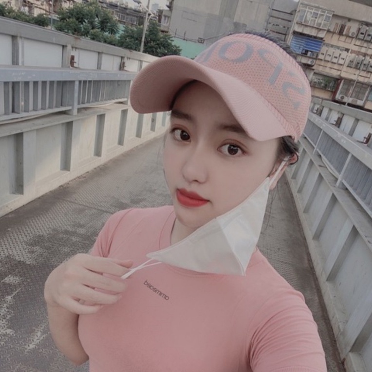 Mũ lưỡi chai nữ mũ nửa đầu thể thao Sport MU01