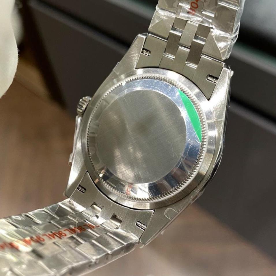 Đồng hồ Nam Rolex -đồng hồ cơ Automatic máy nhật classic mặt Đen 3D viền đá size 36mm-38mm