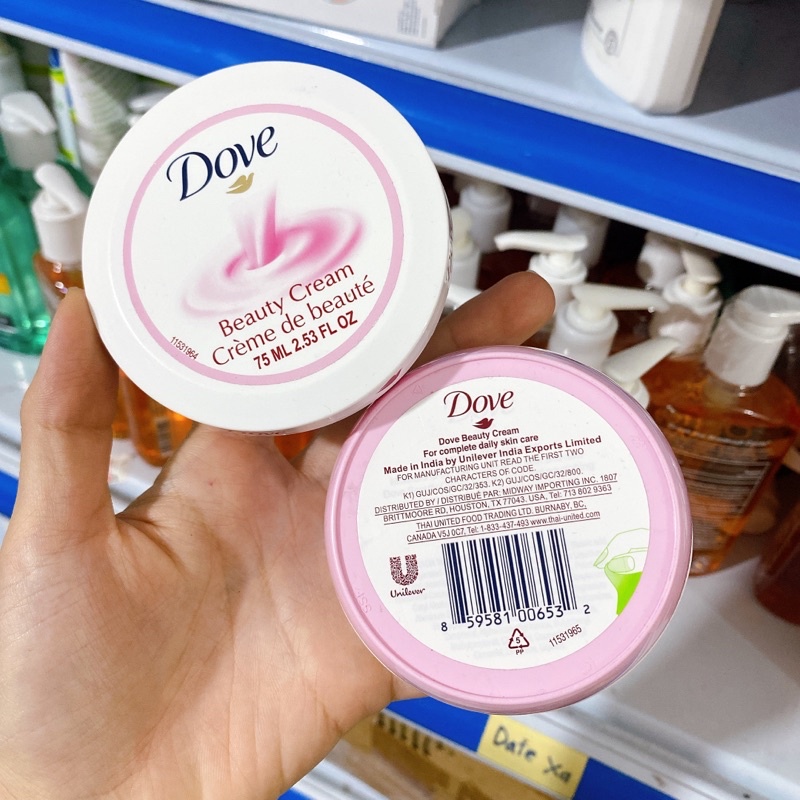 Kem dưỡng ẩm trắng da Dove Beauty Cream 75ml