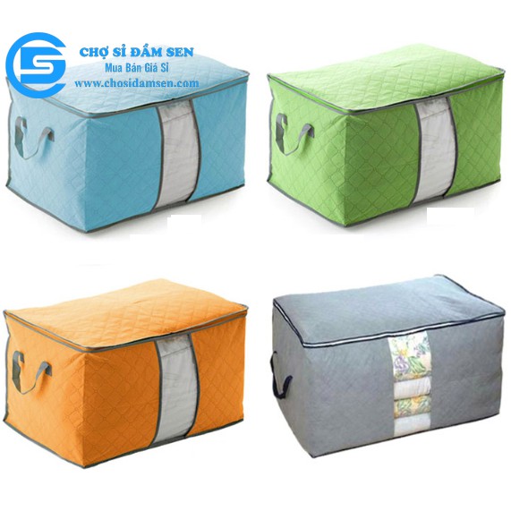 Túi đựng chăn màn dáng ngang, đựng quần áo, đồ tiện dụng, các đồ đạc cần thiết