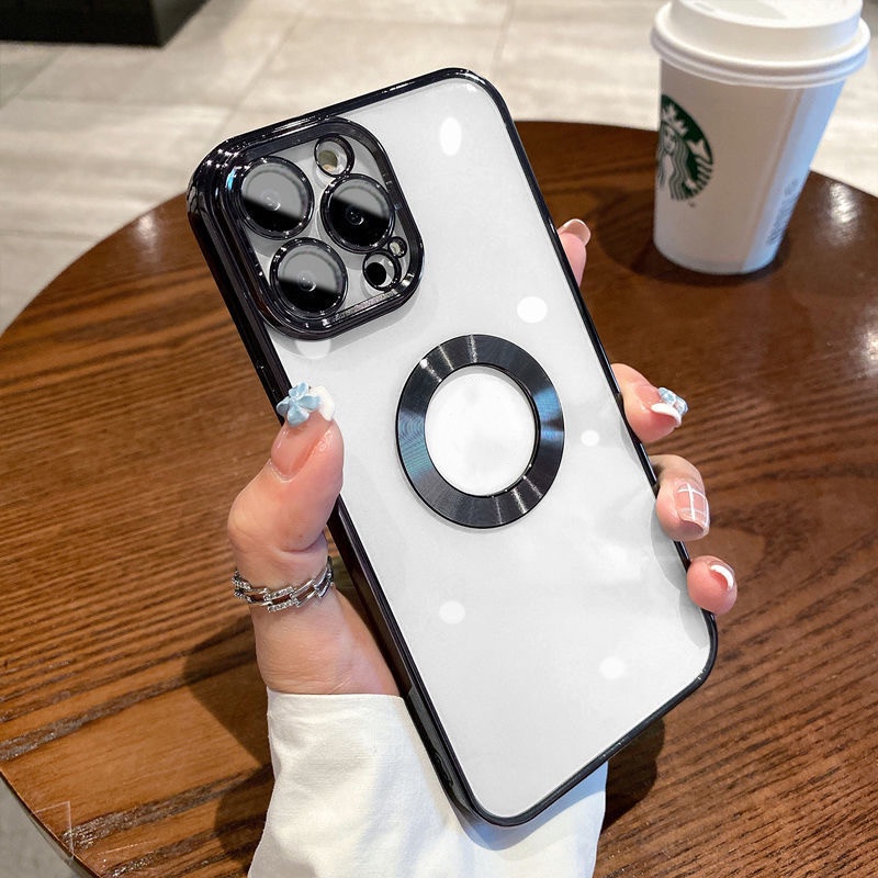 Ốp Điện Thoại Mạ Điện Chất Lượng Cao Bảo Vệ Ống Kính Máy Ảnh Cho IPhone 14 11 12 13 Pro MAX 14Plus Sự Bảo Vệ