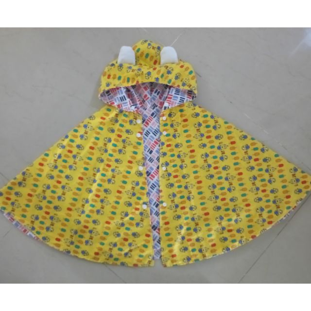 Áo choàng thô lụa hoạ tiết minion