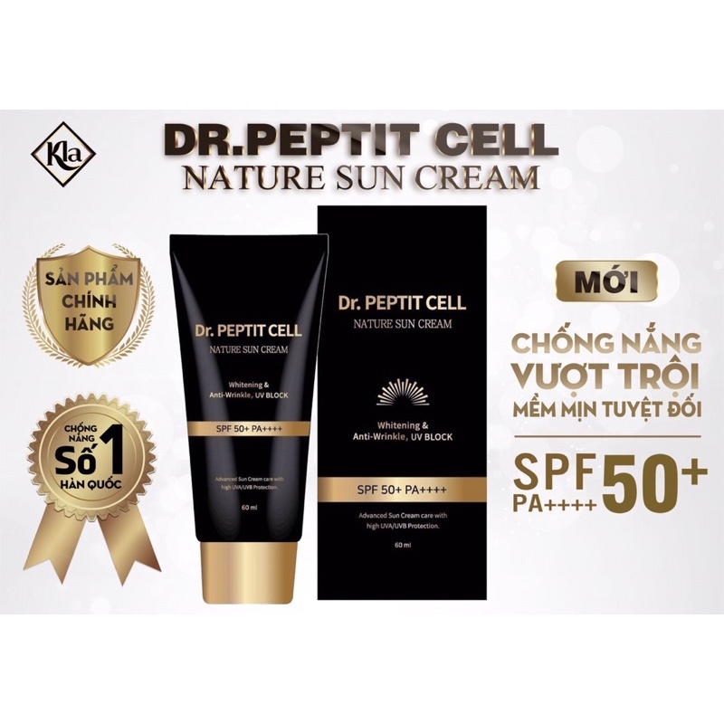 KEM CHỐNG NẮNG DR.PEPTITCELL NHẬP KHẨU HÀN QUỐC