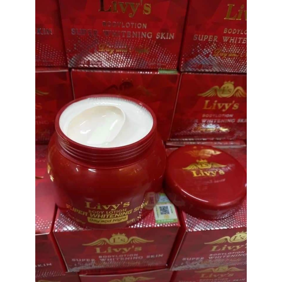 KEM BODY LIVYS THÁI LAN CHÍNH HÃNG- Body Lotion Super Whiteing Skin Livys Đỏ Thái Lan | BigBuy360 - bigbuy360.vn