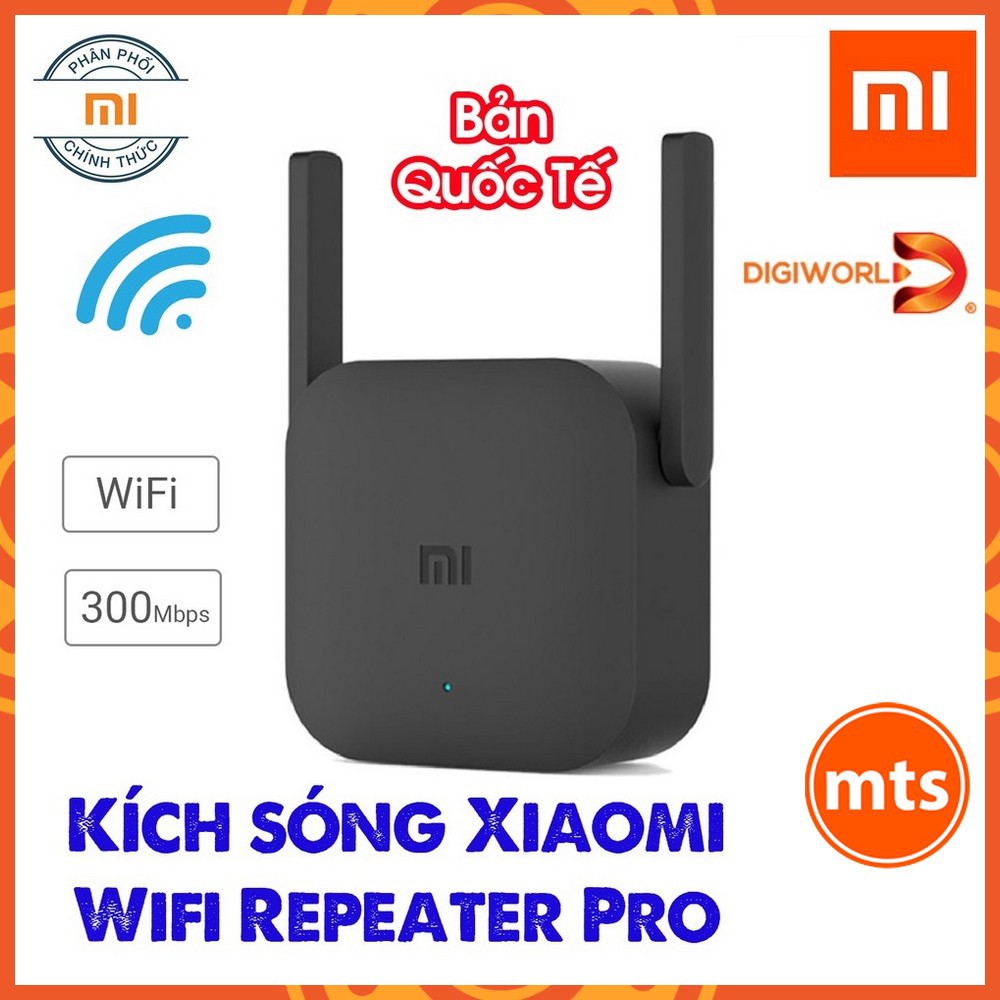 Kích sóng Wifi Xiaomi Repeater PRO băng thông 300 Mbps -DC3030 Chính Hãng - Minh Tín Shop