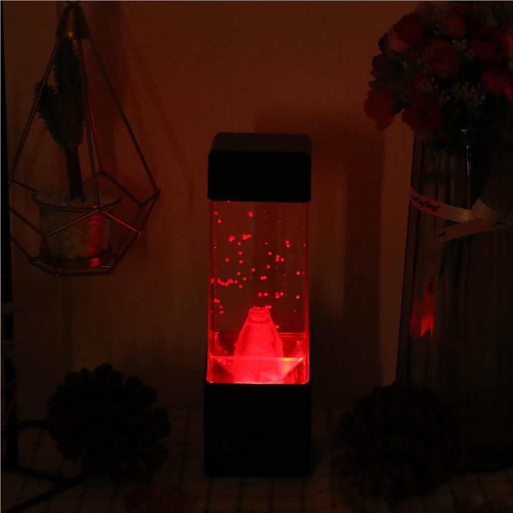 Đèn Led Núi Lửa Phun Trào Cá Để Bàn Thư Giãn Cho Nhà Ở / Văn Phòng / Khách Sạn