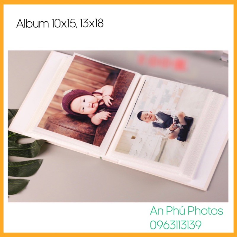 Album ảnh 7x10 (6x9), 9x13, 10x15, 13x18 Hình lá cây, loại đẹp