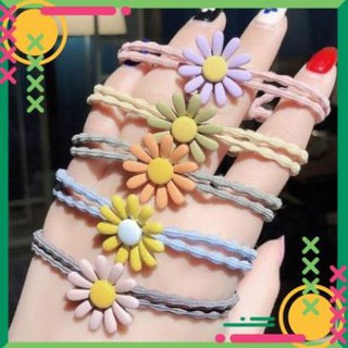Dây buộc tóc,dây chun cột tóc hoa cúc chi nhiều màu hottrend Lily88