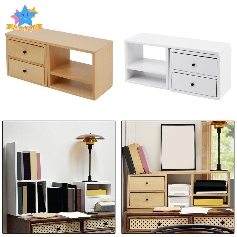 Mô Hình Tủ Gỗ Tỉ Lệ 1: 6 Trang Trí Nhà Búp Bê