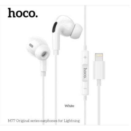 Tai nghe Có Dây Hoco M77 Jack 3.5mm/Lightning Âm Thanh Siêu Chất Phù Hợp Với Tất cả các Máy