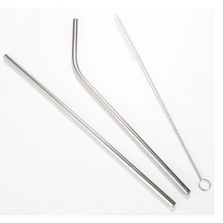 2 Ống Hút Inox Cao Cấp Kèm Cọ Rửa