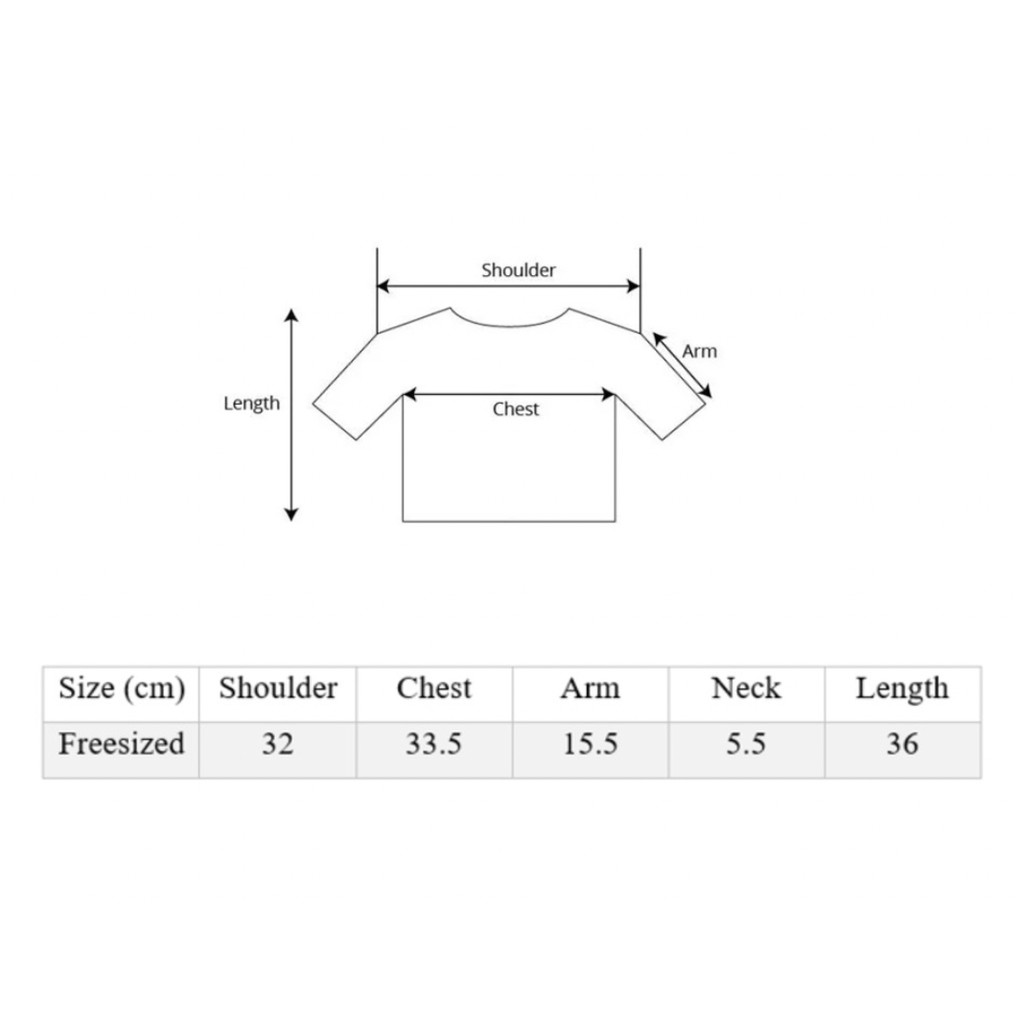 Usthebasic - [Shopee Exclusive] Áo Croptop Smiley Lettuce-edge