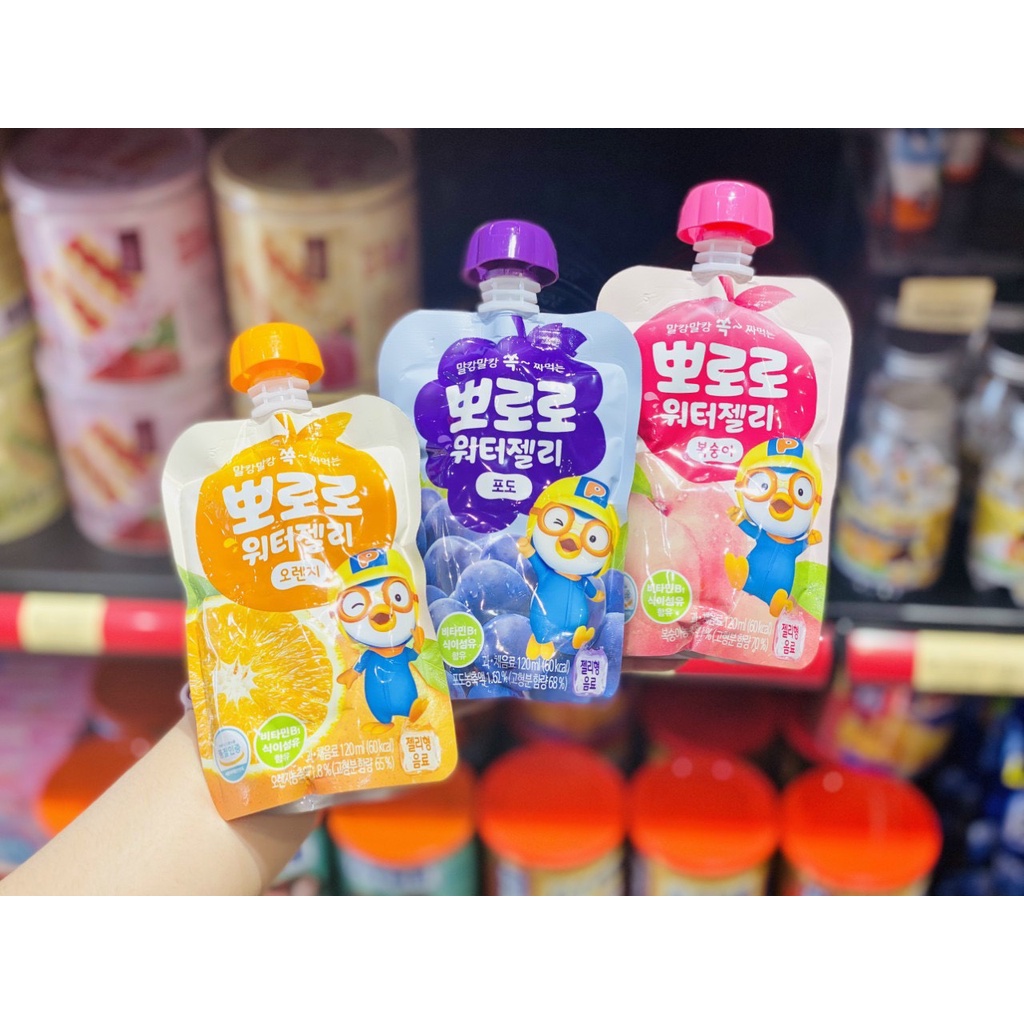 Combo thùng 40 túi Thạch trái cây nghiền pororo