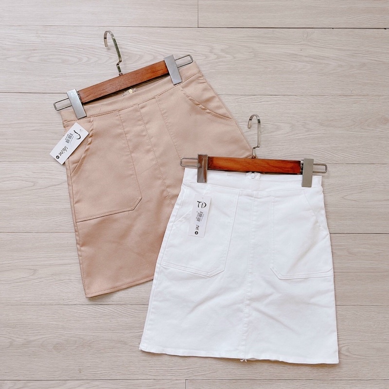 💥 CHÂN VÁY CHỮ A KAKI 2 TÚI PHONG CÁCH HÀN QUỐC ĐẸP RẺ ĐỦ SIZE CÓ QUẦN TRONG💥💥 [Ms: UN02] Hình thật | BigBuy360 - bigbuy360.vn