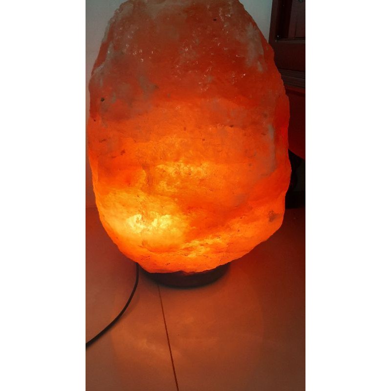 Đèn đá muối hymalaya (3-4kg) Trang trí, xông tinh dầu, đèn phong thủy, hút tài lộc, tăng dương khí... | BigBuy360 - bigbuy360.vn