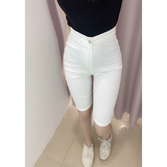 quần jeans ngố form ôm, lưng cạp siêu cao, jean co giãn tốt ( hình thật kèm video )