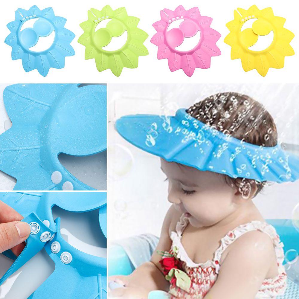 WATTLE Mũ Tắm Bảo Vệ Mắt Chống Thấm Nước Điều Chỉnh Được Tiện Lợi Dành Cho Bé