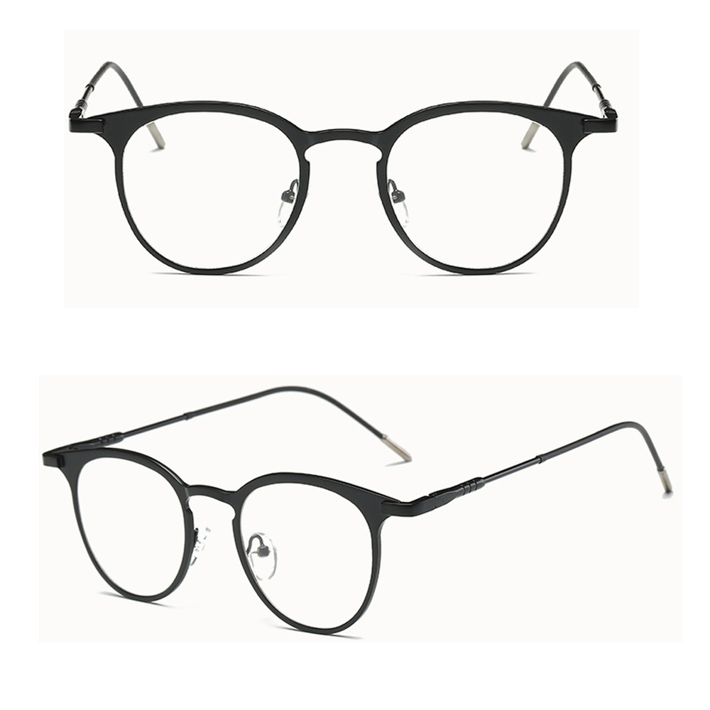 Mắt Kính Gọng Kim Loại Tròn Phong Cách Cổ Điển Thời Trang