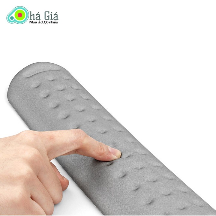 Thanh Kê Tay Gõ Bàn Phím Đệm Silicon Boona hỗ trợ chống mỏi cổ tay khi sử dụng máy tính lâu