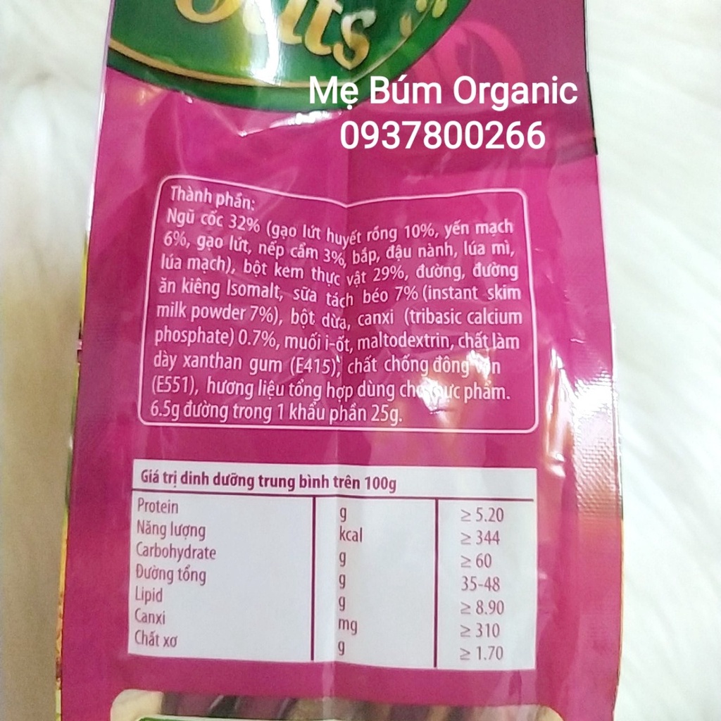 [ HCM Giao Hỏa Tốc] Ngũ Cốc Dinh Dưỡng Gaọ Lứt Huyết Rồng Xuân An - Bịch 400g ( 16gói x 25g)