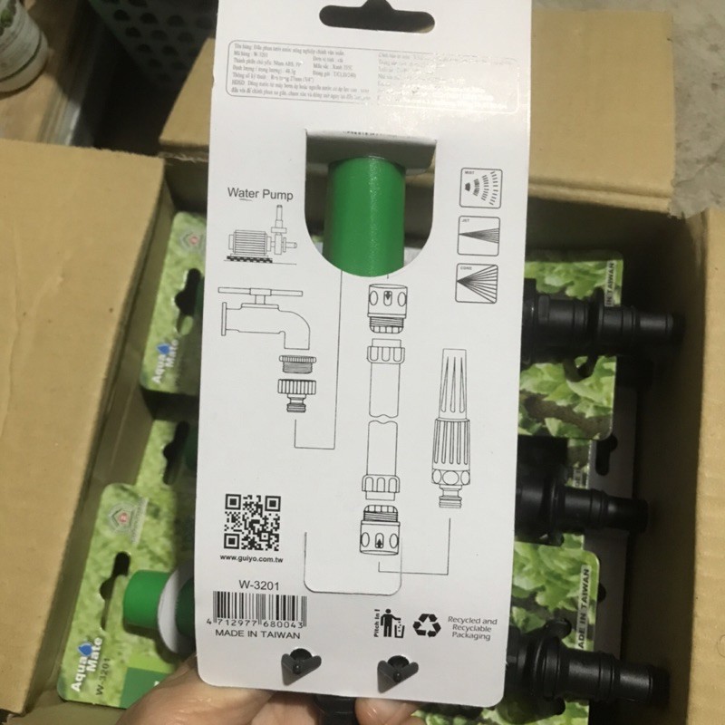 Vòi xịt tăng áp Aquamate xịt tưới cây, rửa xe và vệ sinh nhà cửa