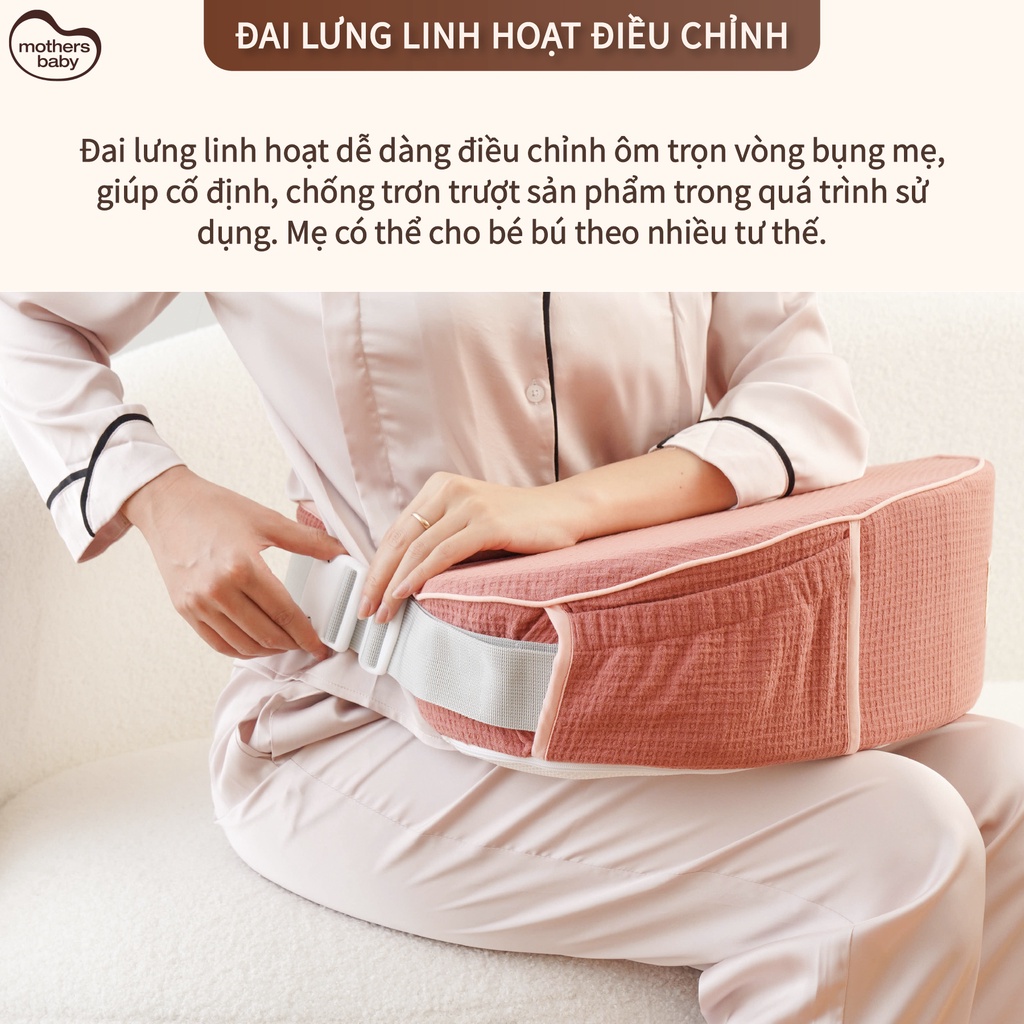 Gối Cho Bé Bú, Chống Trào Ngược Thương Hiệu Mothersbaby Hàn Quốc