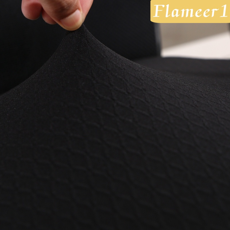 [Flameameer1] Vỏ Bọc Ghế Xoay Phòng Ăn / Văn Phòng Màu Đen Jacquard