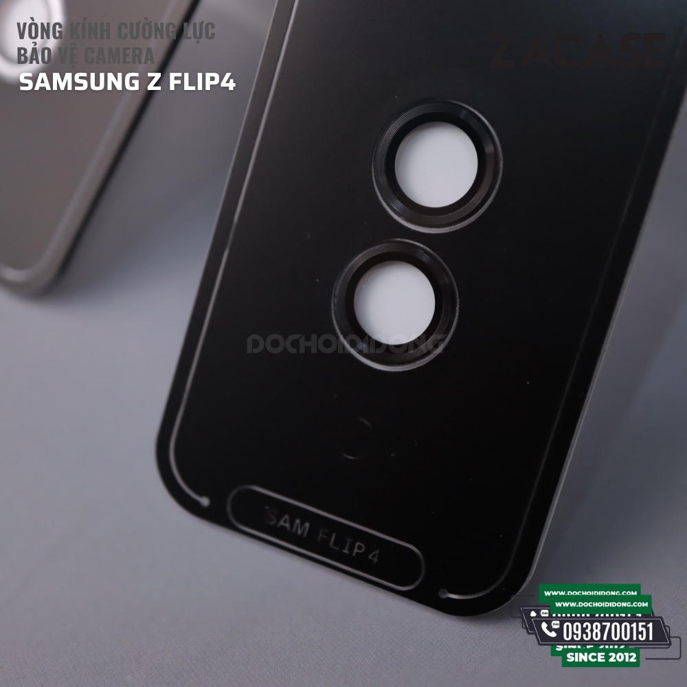Vòng kính cường lực bảo vệ camera cho Samsung Z Flip4 ZACASE