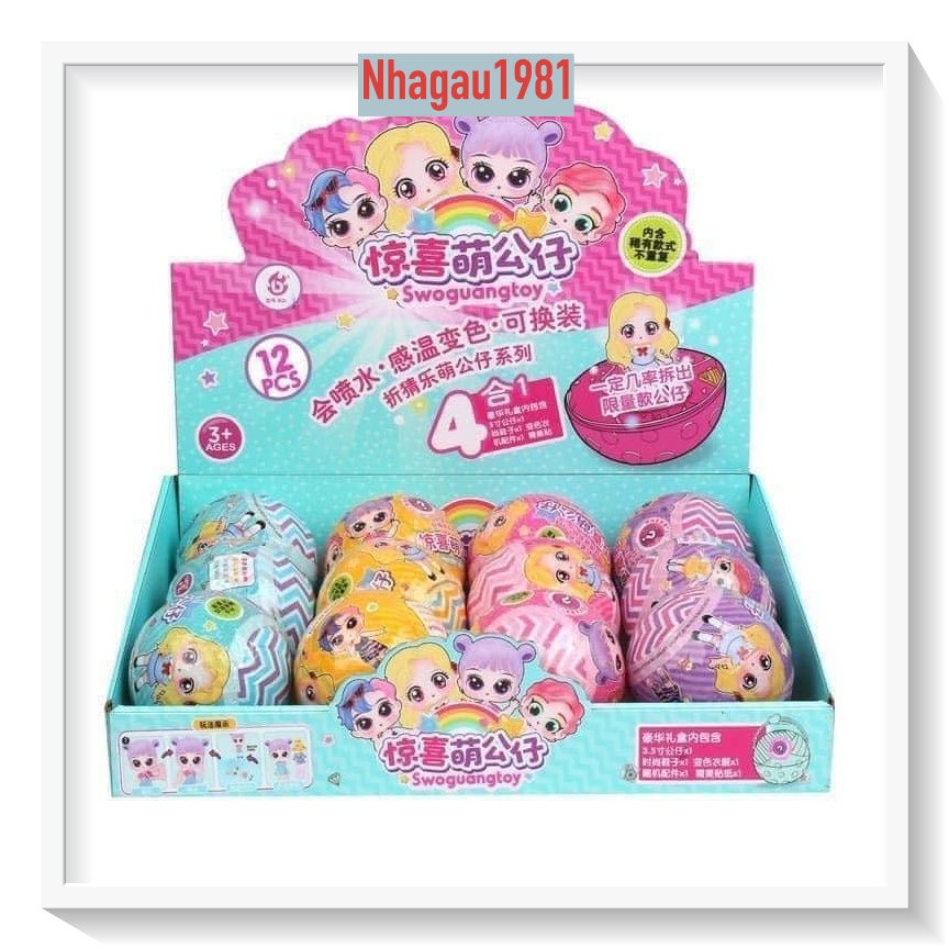 Trứng LOL Baby Surprise Princess Surprise SIZE TO 9.5cm Kèm Phụ Kiện Đáng Yêu Shop NHAGAU1981