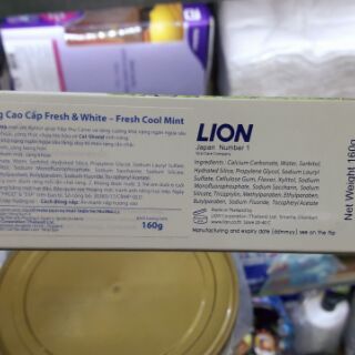 KEM ĐÁNH RĂNG CAO CẤP FRESH&WHITE 160G