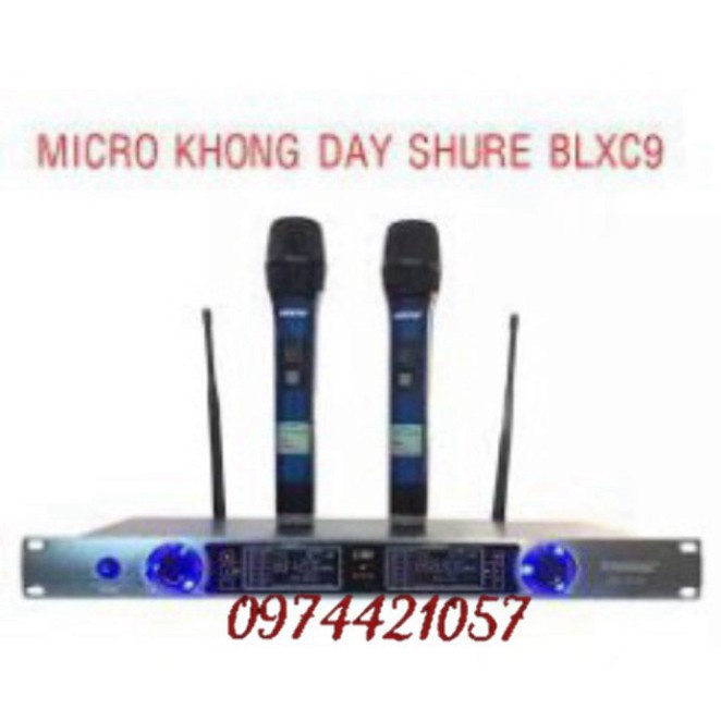 XẢ KHO MIC KHÔNG DÂY Shure BLX C9 –MIC HÁT KARAOKE