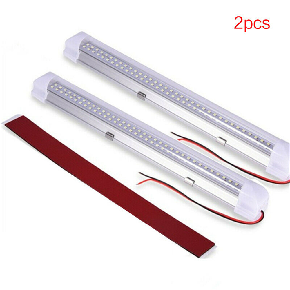 Set 2 Dây Đèn Led 12 / 24v 72 Bóng Chuyên Dụng Cho Xe Hơi