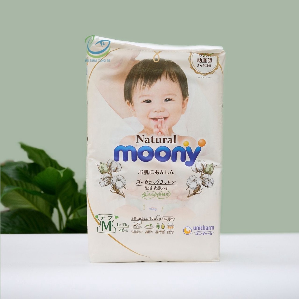 [NỘI ĐỊA] BỈM DÁN/ QUẦN MOONY NỘI ĐỊA NHẬT (NB63,S58,M46,L38,XL32)