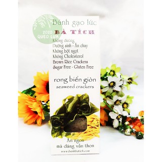 Bánh gạo lứt vị rong biển 100gr - HSD: 06/01/2021