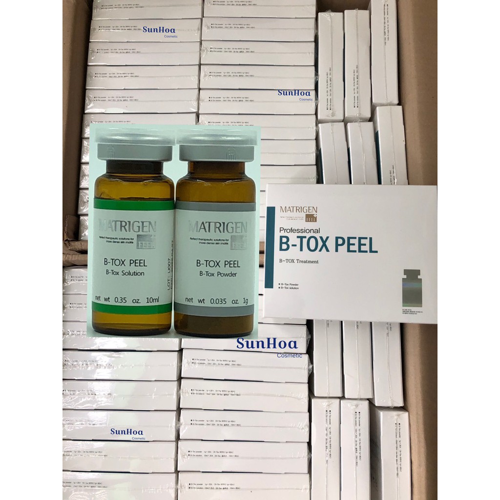 B-TOX PEEL 2 MÀU (1lọ tảo+1lọ nước hoạt hoá)