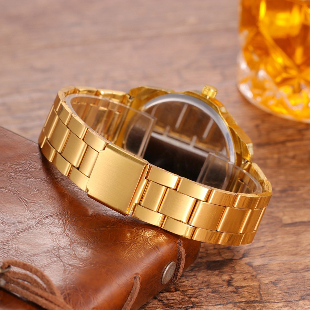 Đồng Hồ Kim Mặt Tròn Thời Trang Cho Nam