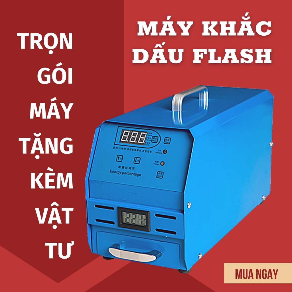 Máy khắc dấu flash công nghệ từ Nhật Bản - Dễ làm nhanh gọn sạch đóng siêu nét