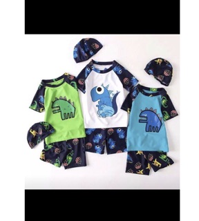 Set đồ bơi kèm nón cho bé trai