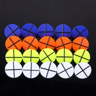 20pcs Plastic Round Mixed Color Golf Markers Mark Golf Club Assessory