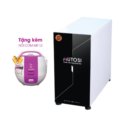 Máy lọc nước RO Mutosi MP-390U để gầm nhỏ gọn, 9 cấp lọc, công suất 20L/h -Tặng nồi cơm điện - Hàng chính hãng