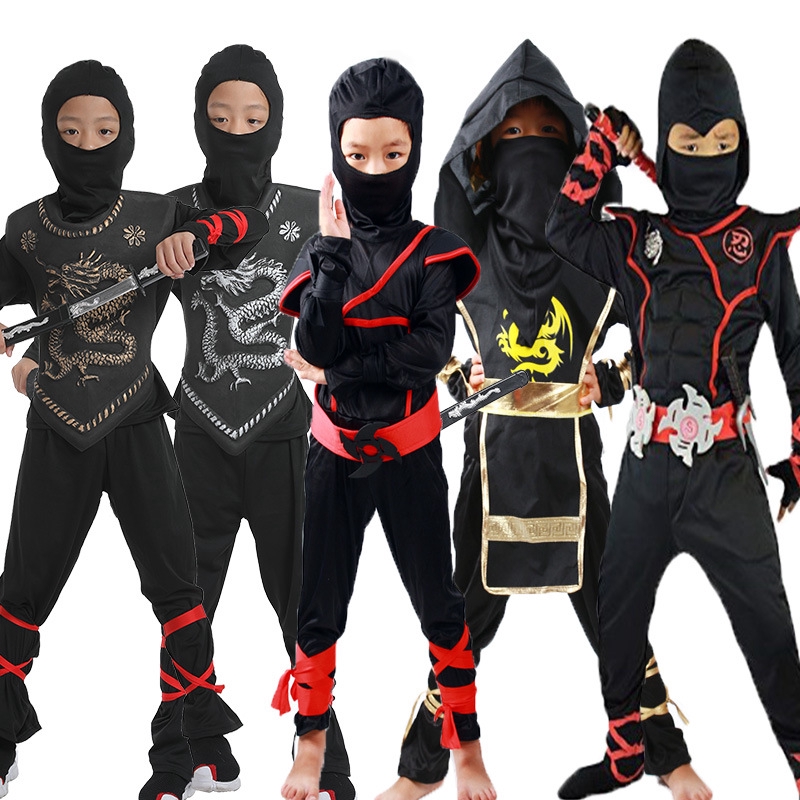 Bộ Đồ Hóa Trang Ninja Độc Đáo Cho Bé Dịp Halloween