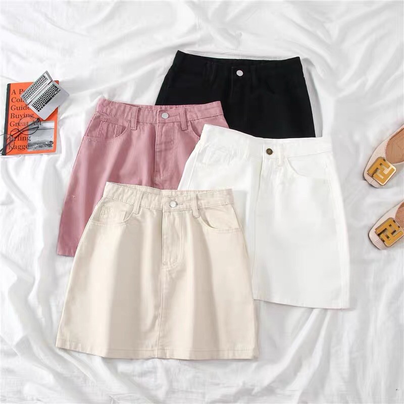 CHÂN VÁY CHỮ A TRƠN ULZZANG SIÊU HOT ( CÓ BIGSIZE ) | BigBuy360 - bigbuy360.vn