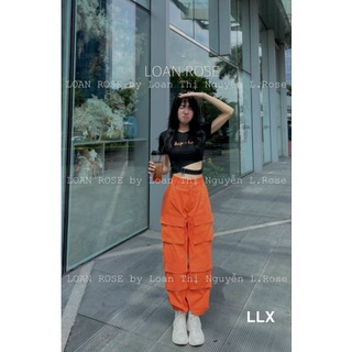 Bộ quần bom túi áo crop top